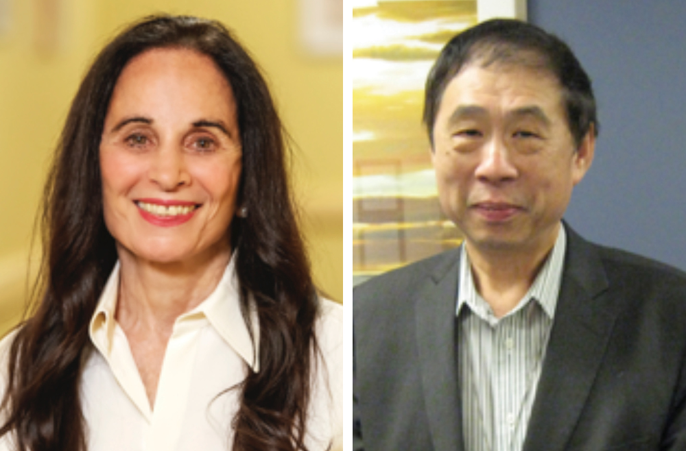 Susanne Steinberg, MD, and Cai Yuan, MD, physicians at Princeton House Behavioral Health in Moorestown, N.J.